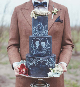 Меловая доска на свадьбе: 74 стильные идеи, свадебный торт 