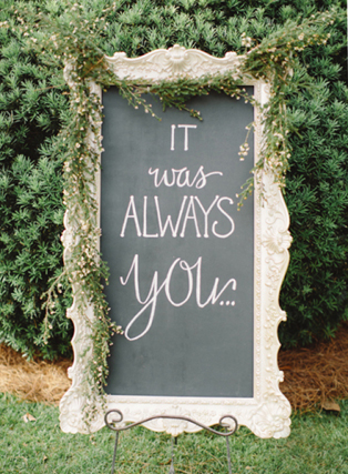 Меловая доска на свадьбе: 74 стильные идеи 