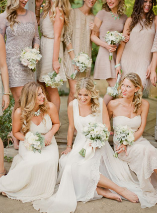 Mix&Match: 46 сочетаний платьев подружек невесты 