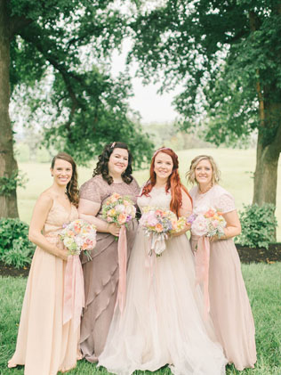 Mix&Match: 46 сочетаний платьев подружек невесты 