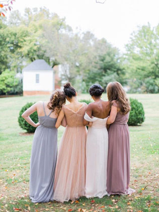 Mix&Match: 46 сочетаний платьев подружек невесты 