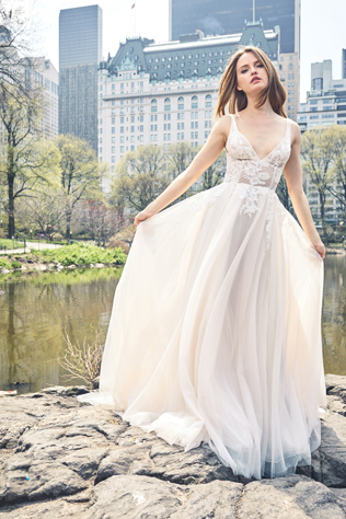 Коллекция свадебных платьев Monique Lhuillier весна 2018 