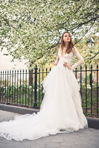 Коллекция свадебных платьев Monique Lhuillier весна 2018 