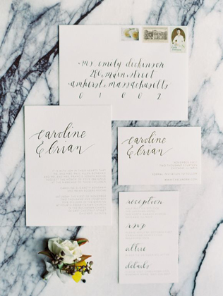 Свадьба в деталях: мрамор – хит 2016 года 