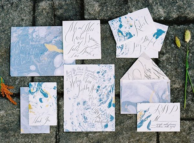 Свадьба в деталях: мрамор – хит 2016 года 