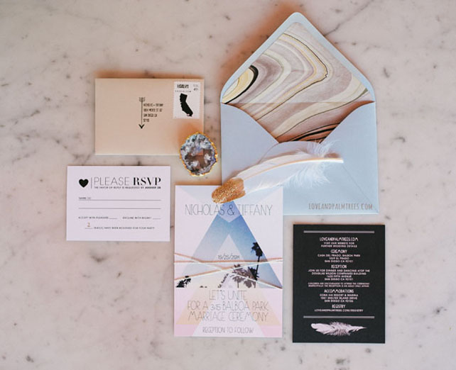 Свадьба в деталях: мрамор – хит 2016 года 