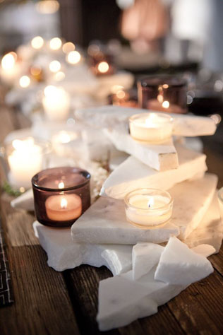 Свадьба в деталях: мрамор – хит 2016 года 