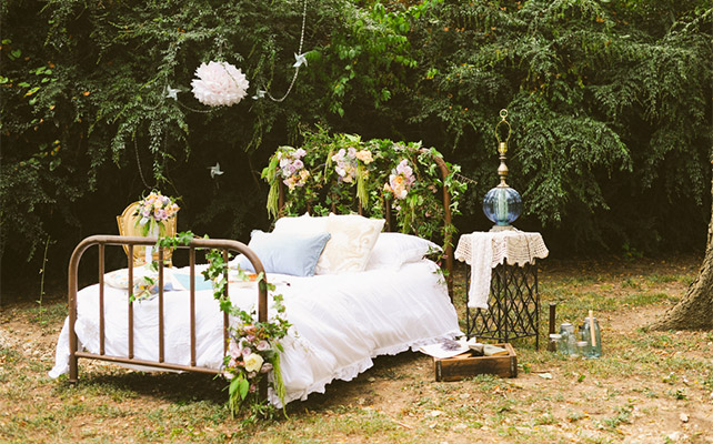 Must have свадебной фотосессии 2015: утро невесты в лесу - The-wedding.ru