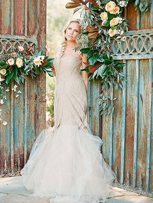 Летнее свадебное платье