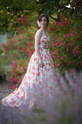 Летнее свадебное платье