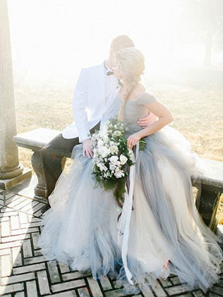 Летнее свадебное платье