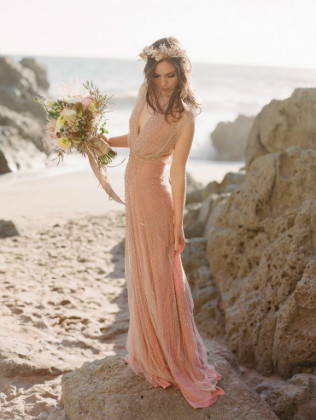 Летнее свадебное платье