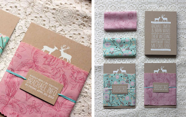 Вдохновение: 33 необычных приглашения, приглашение с оленями