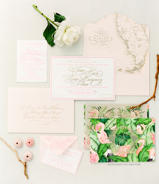 Летняя свадьба: нежные оттенки пудры, свадебная полиграфия