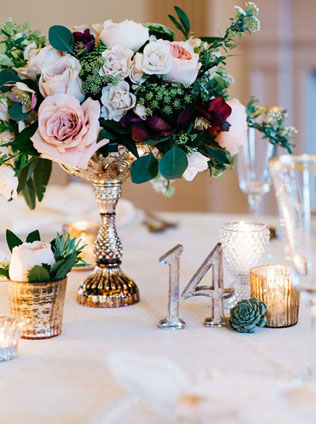 Детали: 55 оригинальных номеров для свадебных столов 