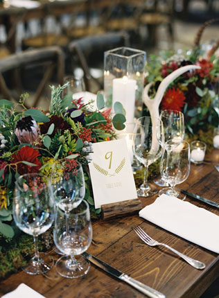 Детали: 55 оригинальных номеров для свадебных столов 