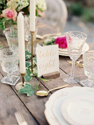 Детали: 55 оригинальных номеров для свадебных столов 