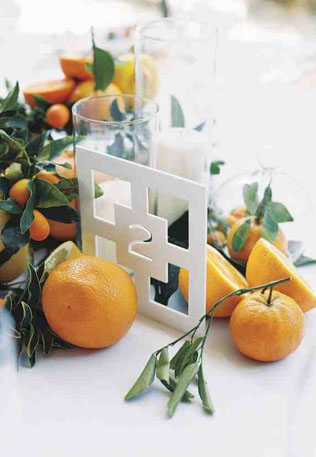 Детали: 55 оригинальных номеров для свадебных столов 