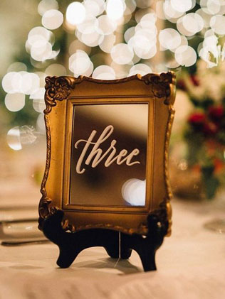 Детали: 55 оригинальных номеров для свадебных столов 