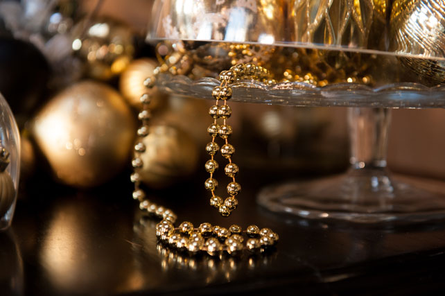 новогодняя свадебная фотосессия, декор