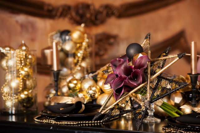 новогодняя свадебная фотосессия, декор