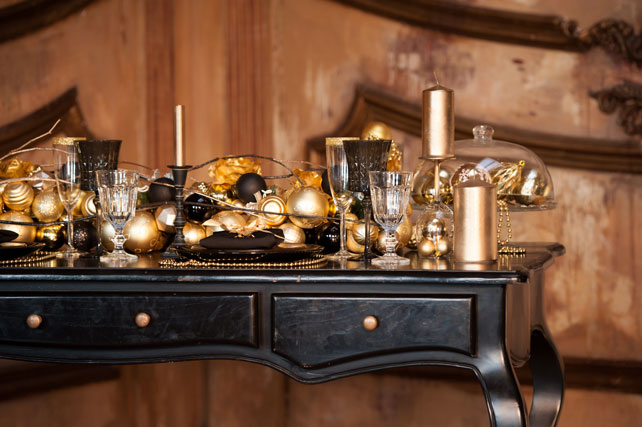 новогодняя свадебная фотосессия, декор