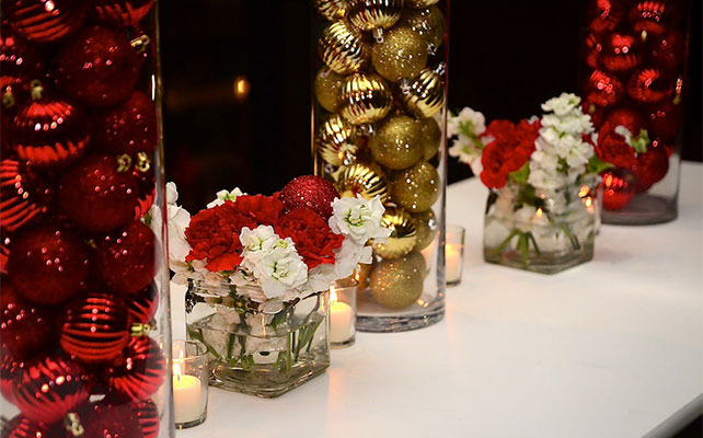 новогодняя свадьба, декор