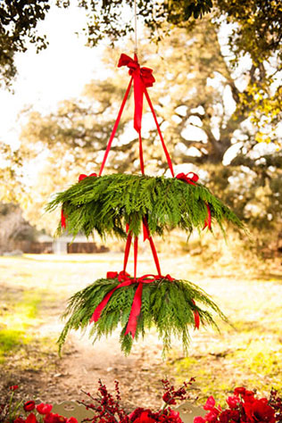 новогодняя свадьба, декор