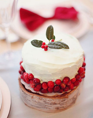 новогодняя свадьба, торт