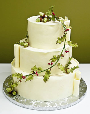 новогодняя свадьба, торт