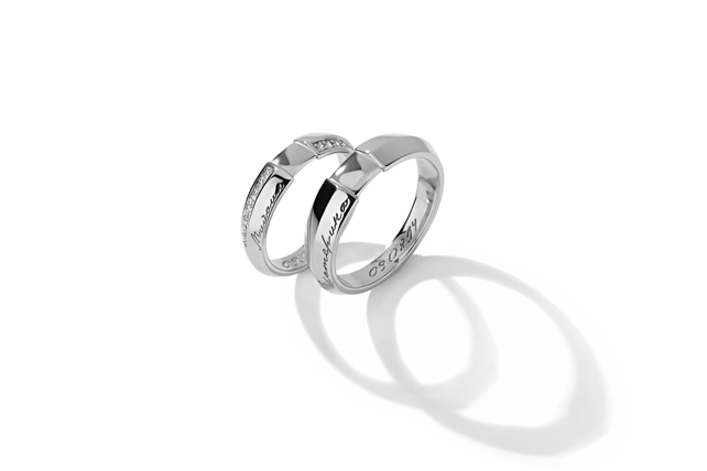 модные обручальные кольца 2019, обручальные кольца BENDES с гравировкой 