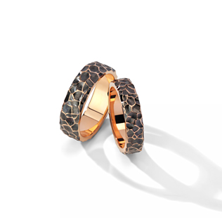 модные обручальные кольца 2019, авторские обручальные кольца BENDES 