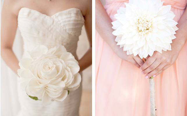 Тренд свадебной моды - один цветок вместо букета невесты