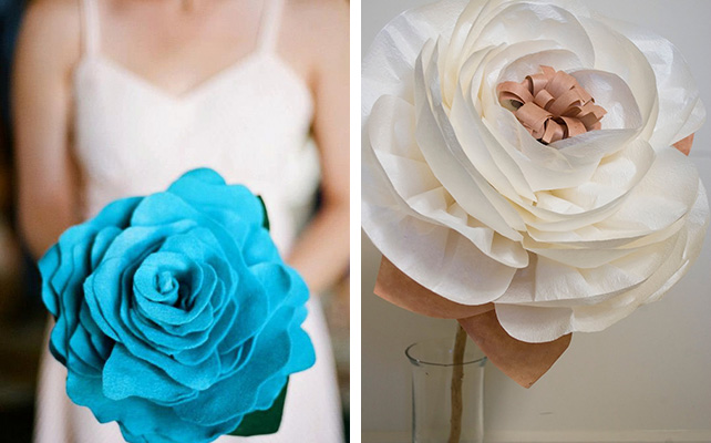 Сделай сам - один цветок вместо букета невесты