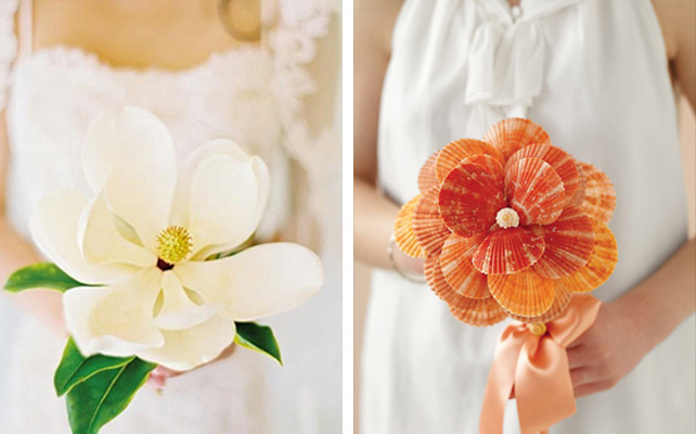 Сделай сам - один цветок вместо букета невесты