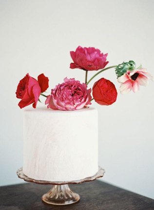 60 идей для декора одноярусного свадебного торта 