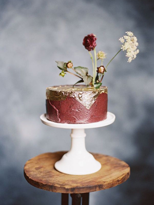 60 идей для декора одноярусного свадебного торта 