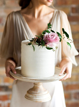 60 идей для декора одноярусного свадебного торта 