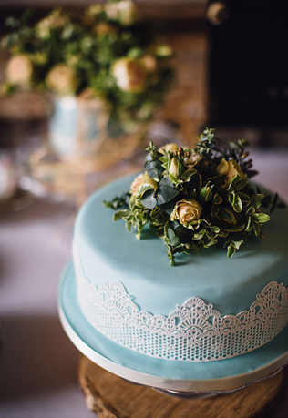 60 идей для декора одноярусного свадебного торта 