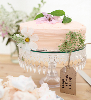 60 идей для декора одноярусного свадебного торта 