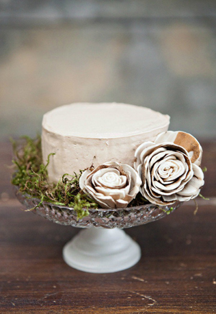 60 идей для декора одноярусного свадебного торта 