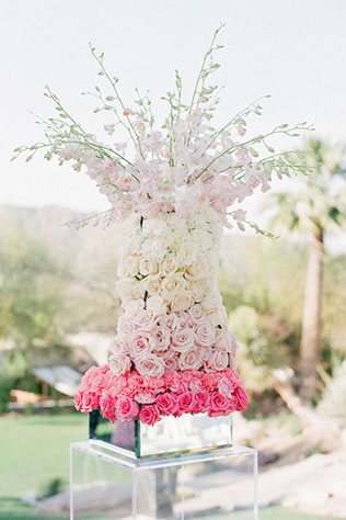 Тренд 2015: свадьба в стиле омбре, флористика