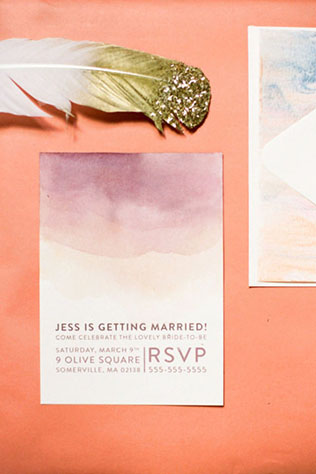 Тренд 2015: свадьба в стиле омбре, свадебная полграфия