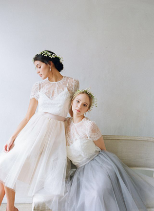 Свадьба в деталях: нежная органза и тюль, невеста с подружками