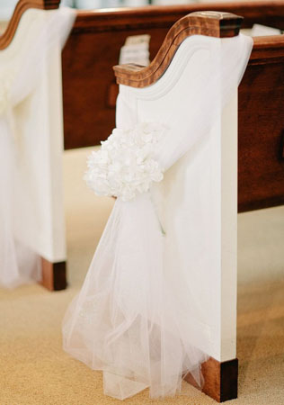 Свадьба в деталях: нежная органза и тюль, декор места торжества