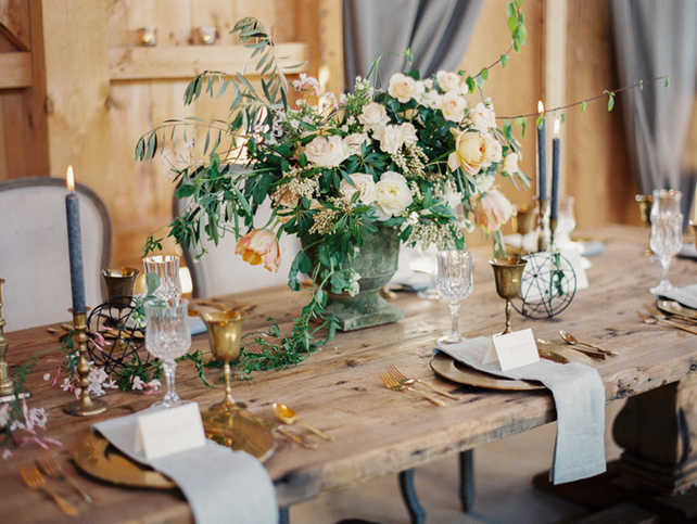 Осенняя свадьба: 40 идей для оформления стола 