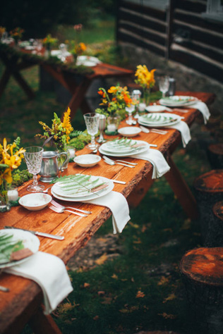 Осенняя свадьба: 40 идей для оформления стола 