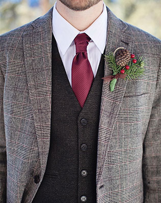 осенний образ жениха, костюм в клетку