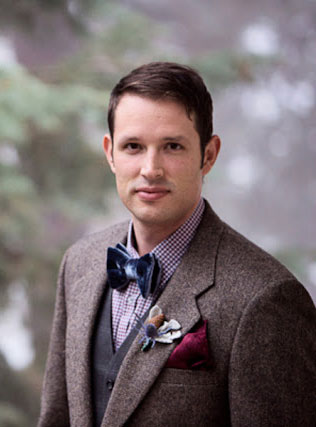 осенний образ жениха, бабочка