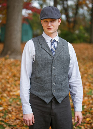 осенний образ жениха, жених в кепке